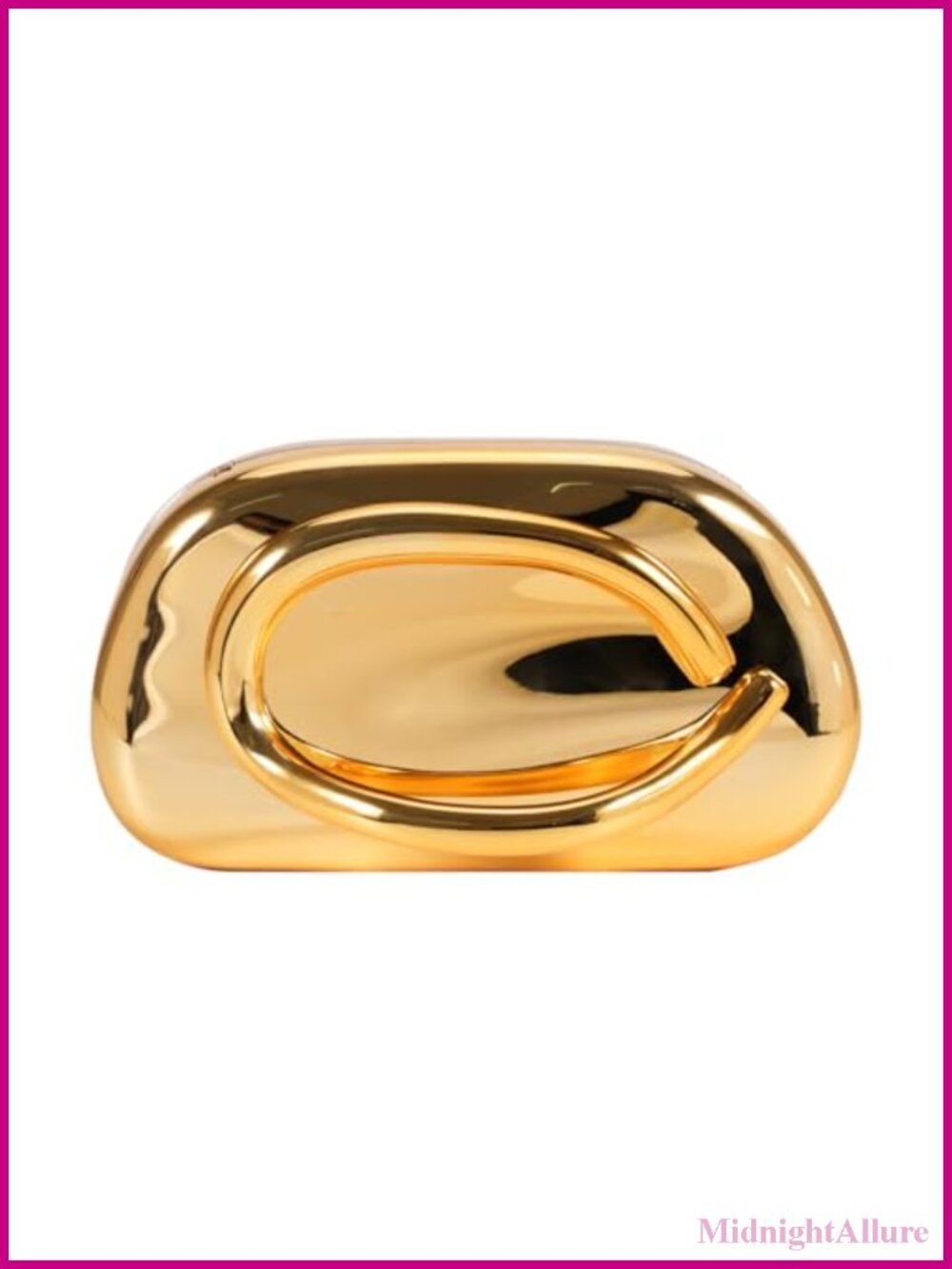 Acrylic Evening Clutch Womens Metal Handle Crossbody Wedding Party Bag
